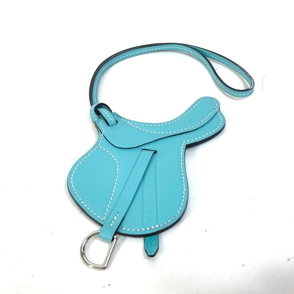 HERMES charm Swift blue saddle motif paddock cell Women Used | AlmaBagz