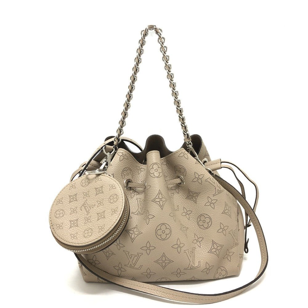 LOUIS VUITTON Shoulder Bag M57201 Monogram Mahina beige Monogram Mahina Bella Women Used | AlmaBagz