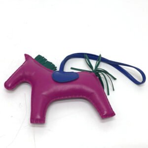 HERMES Bag charm Anyo Miro purple Rodeo GM Women Used | AlmaBagz