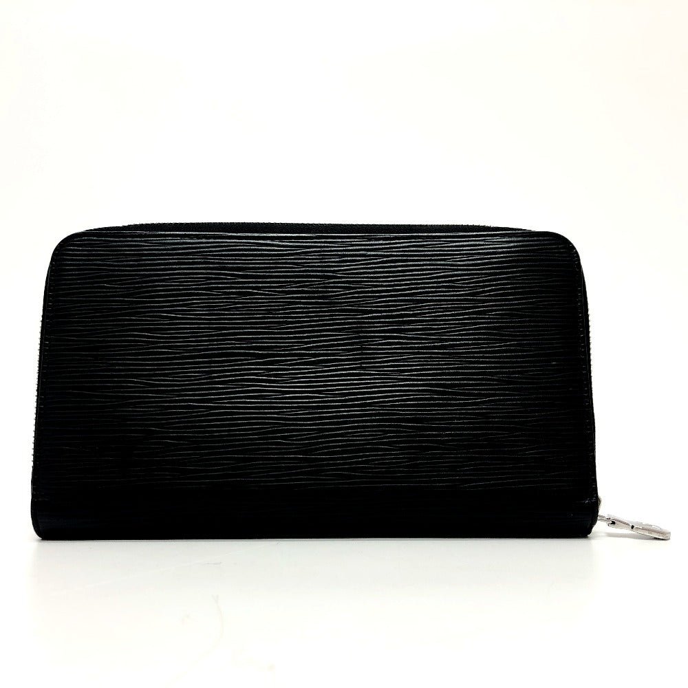 LOUIS VUITTON Long Wallet Purse M63852 Epi Leather black Epi Zippy Organizer mens Used | AlmaBagz