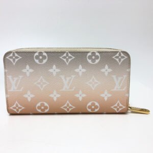 LOUIS VUITTON Long Wallet Purse M80359 Monogram giant canvas Orange type Monogram Giant Zippy wallet Women Used | AlmaBagz