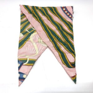 HERMES scarf silk pink Pointie Women Used | AlmaBagz