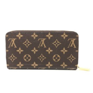 LOUIS VUITTON Long Wallet Purse M41896 Monogram canvas Brown Monogram Zippy wallet Women Used | AlmaBagz