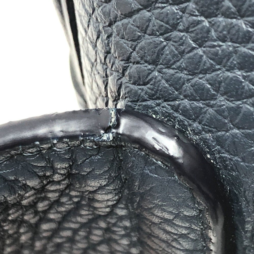 LOUIS VUITTON Sling bag M94473 Taurillon Clemence Leather Navy Bum bag mens Used | AlmaBagz - Image 9