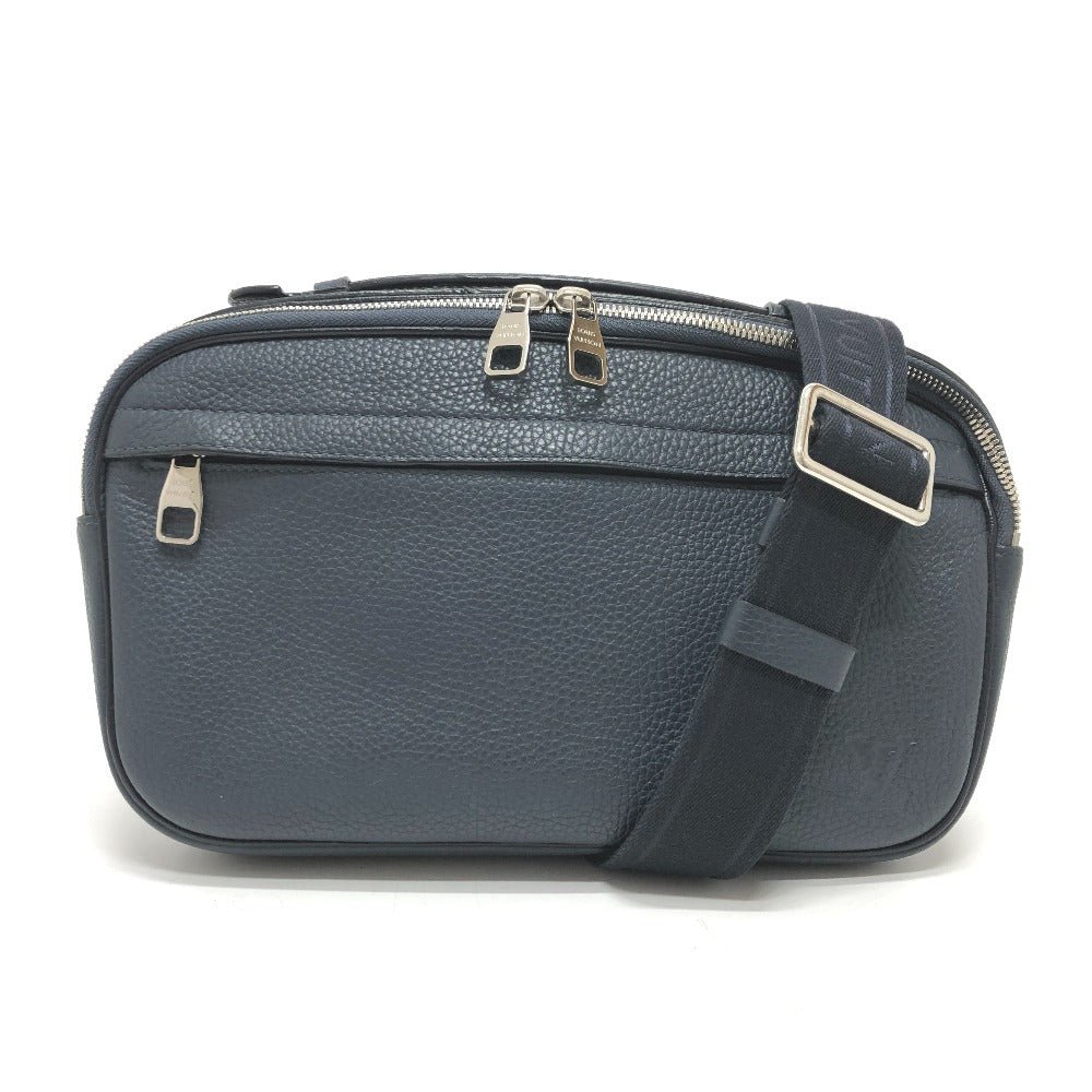LOUIS VUITTON Sling bag M94473 Taurillon Clemence Leather Navy Bum bag mens Used | AlmaBagz - Image 15