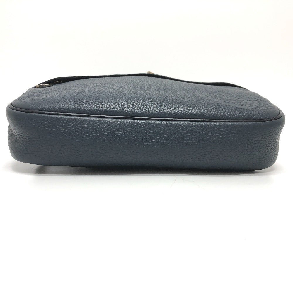 LOUIS VUITTON Sling bag M94473 Taurillon Clemence Leather Navy Bum bag mens Used | AlmaBagz - Image 3