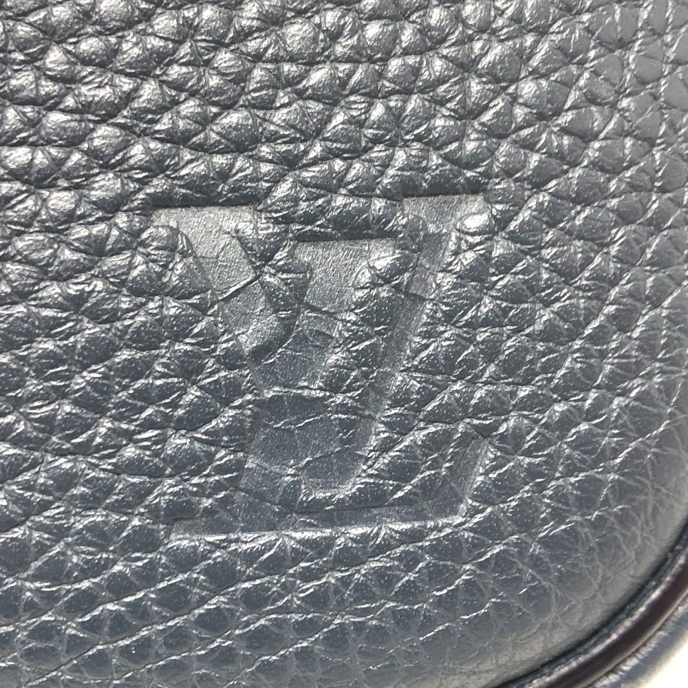 LOUIS VUITTON Sling bag M94473 Taurillon Clemence Leather Navy Bum bag mens Used | AlmaBagz - Image 8