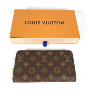 LOUIS VUITTON Long Wallet Purse M42616 Monogram canvas Brown Monogram Zippy wallet Women Used | AlmaBagz