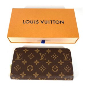 LOUIS VUITTON Long Wallet Purse M41895 Monogram canvas Brown Monogram Zippy wallet Women Used | AlmaBagz