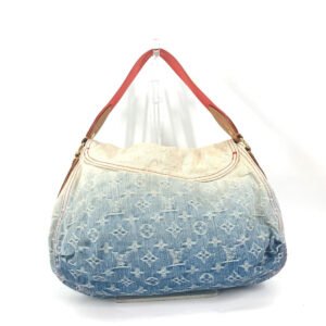 LOUIS VUITTON Shoulder Bag M40416 Monogram denim canvas blue Monogram Denim Gradient Sunray Women Used | AlmaBagz