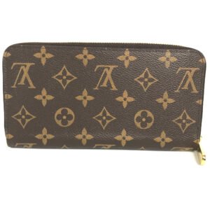 LOUIS VUITTON Long Wallet Purse M41895 Monogram canvas purple Monogram Zippy wallet Women Used | AlmaBagz