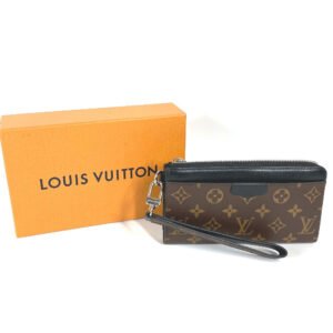 LOUIS VUITTON Long Wallet Purse M69407 Monogram macacer canvas Brown Monogram macacer Zippy Dragonne mens Used | AlmaBagz