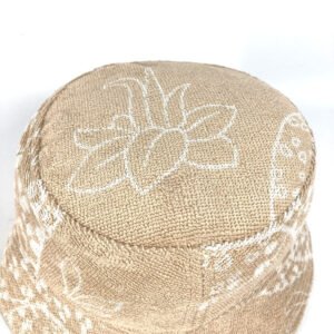HERMES hat H231001N cotton beige pile Hat Gene bucket hat Women 58 Used | AlmaBagz