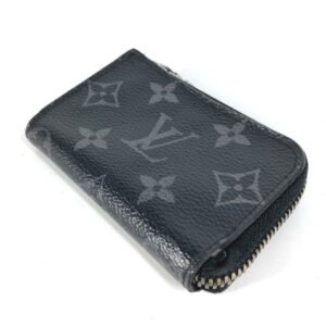 LOUIS VUITTON Coin case Ｍ63536 Monogram Eclipse Canvas black Monogram Eclipse Portemone Jules | AlmaBagz