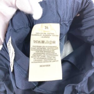 HERMES Shorts cotton Navy apparel Women 34 Used | AlmaBagz