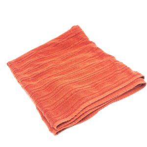 HERMES towel cotton Orange labyrinth | AlmaBagz