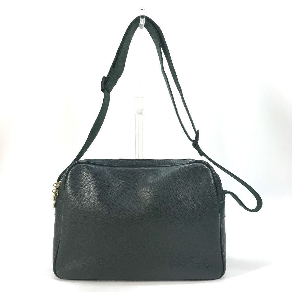 LOUIS VUITTON Shoulder Bag M30154 Taiga Leather green Taiga Reporter PM | AlmaBagz