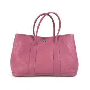 HERMES Tote Bag Negonda Purple type Bag Garden party TPM Women Used | AlmaBagz