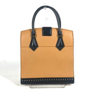 LOUIS VUITTON Handbag M51654 leather beige Studs Bicolor Coeur Marly PM | AlmaBagz