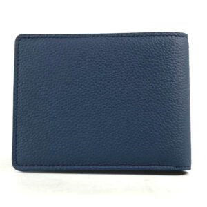 LOUIS VUITTON Folded wallet M81822 leather Navy LV Aero Portefeuille | AlmaBagz