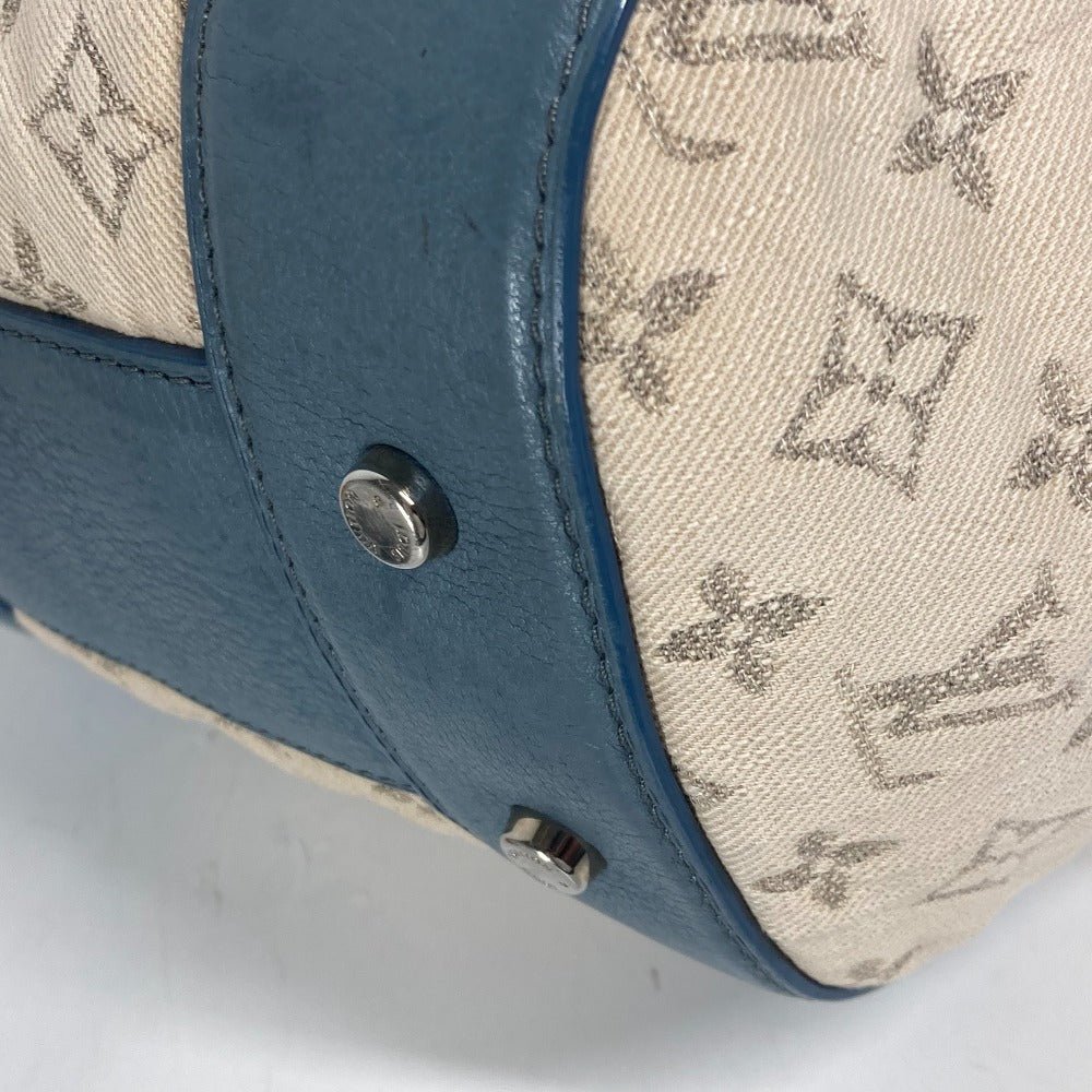 LOUIS VUITTON Shoulder Bag M40706 Monogram denim blue Monogram denim Pochette round | AlmaBagz - Image 10