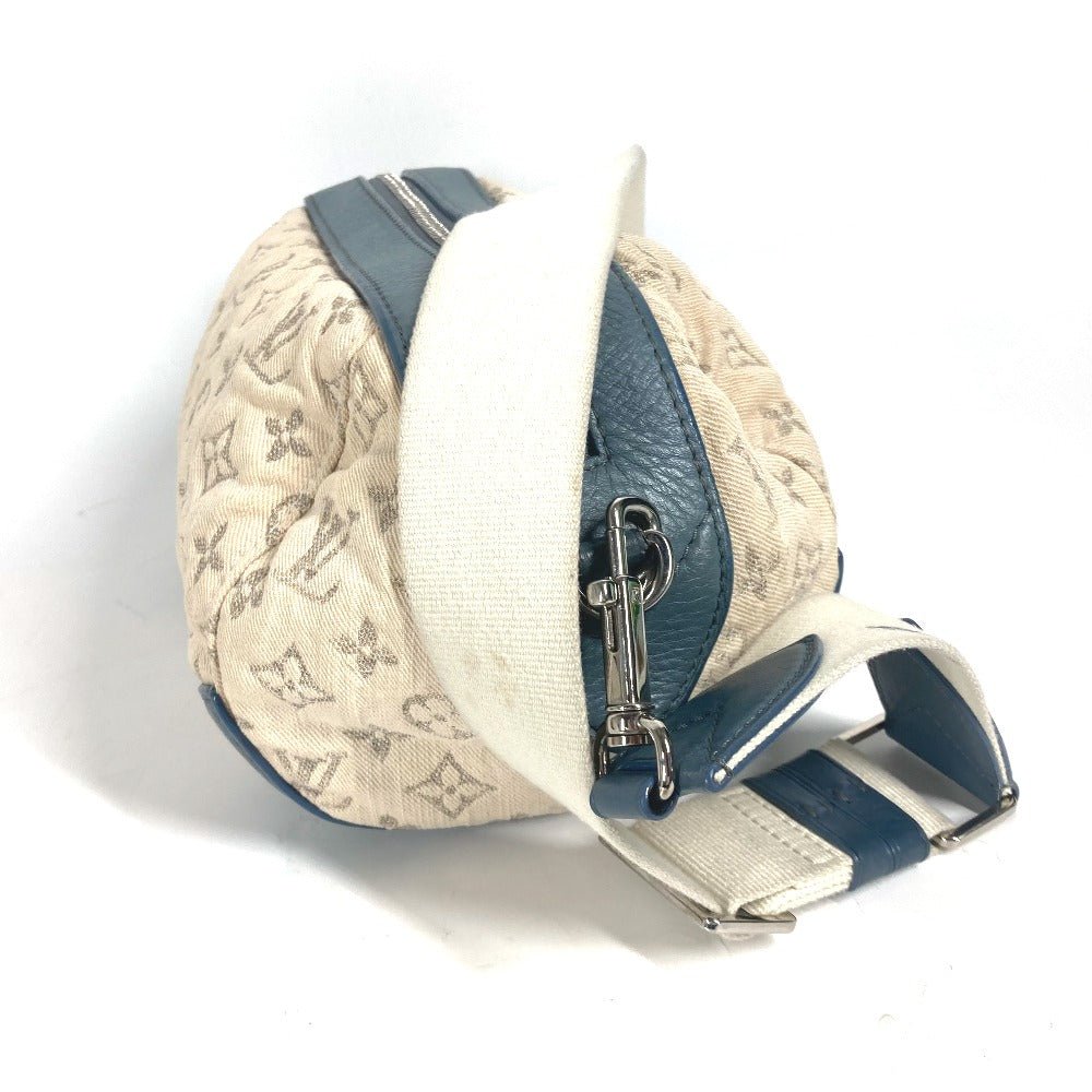 LOUIS VUITTON Shoulder Bag M40706 Monogram denim blue Monogram denim Pochette round | AlmaBagz - Image 3