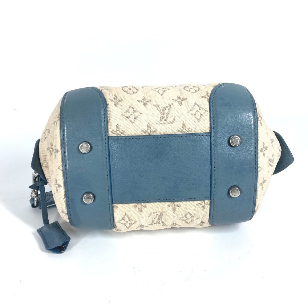 LOUIS VUITTON Shoulder Bag M40706 Monogram denim blue Monogram denim Pochette round | AlmaBagz - Image 4
