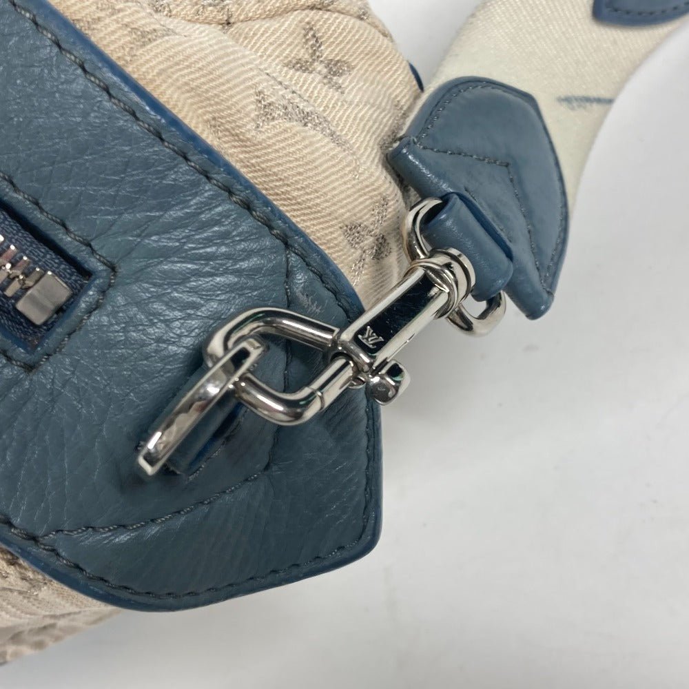 LOUIS VUITTON Shoulder Bag M40706 Monogram denim blue Monogram denim Pochette round | AlmaBagz - Image 6