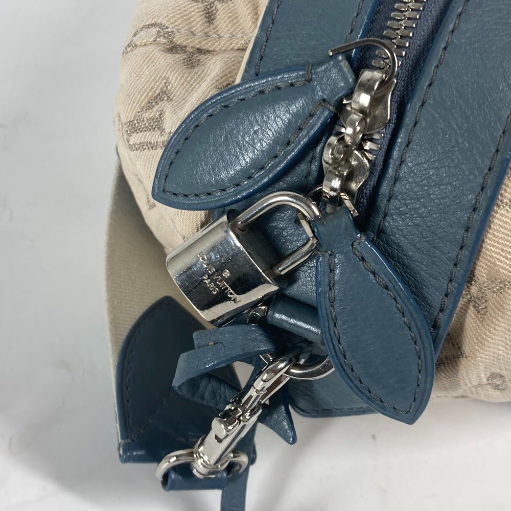 LOUIS VUITTON Shoulder Bag M40706 Monogram denim blue Monogram denim Pochette round | AlmaBagz - Image 7