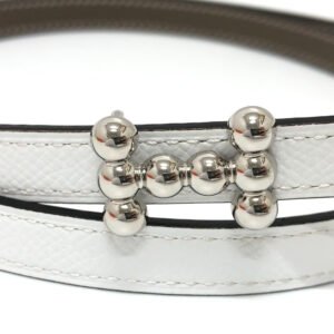 HERMES belt Epsom, Swift gray bubble Women 75 Used | AlmaBagz