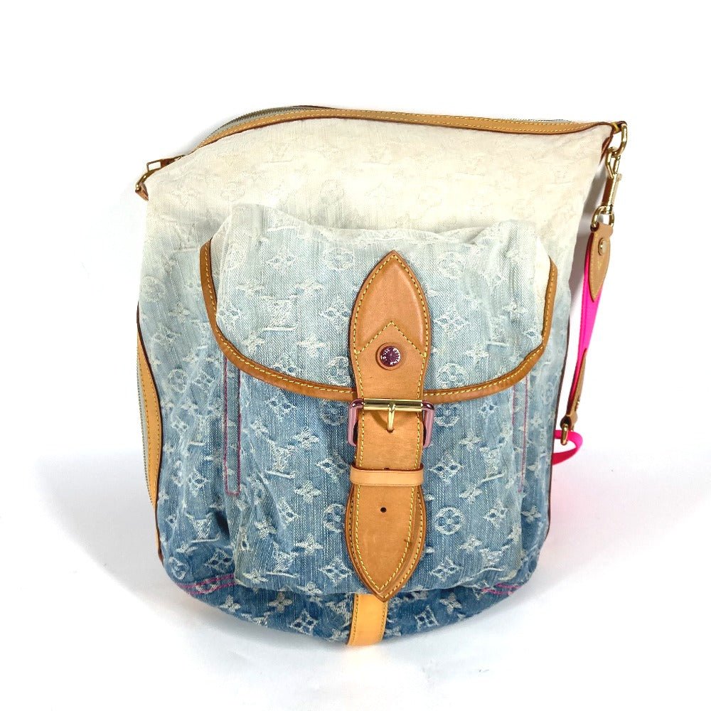 LOUIS VUITTON Shoulder Bag M93184 Monogram denim blue Monogram Denim Gradient Sunburst PM | AlmaBagz - Image 18