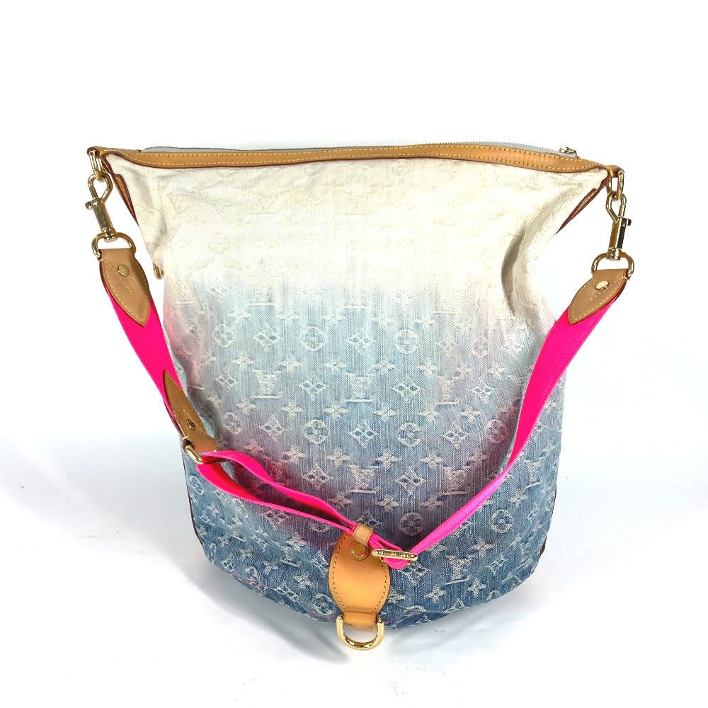 LOUIS VUITTON Shoulder Bag M93184 Monogram denim blue Monogram Denim Gradient Sunburst PM | AlmaBagz