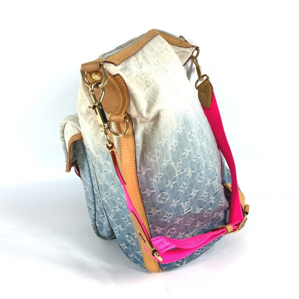 LOUIS VUITTON Shoulder Bag M93184 Monogram denim blue Monogram Denim Gradient Sunburst PM | AlmaBagz - Image 2
