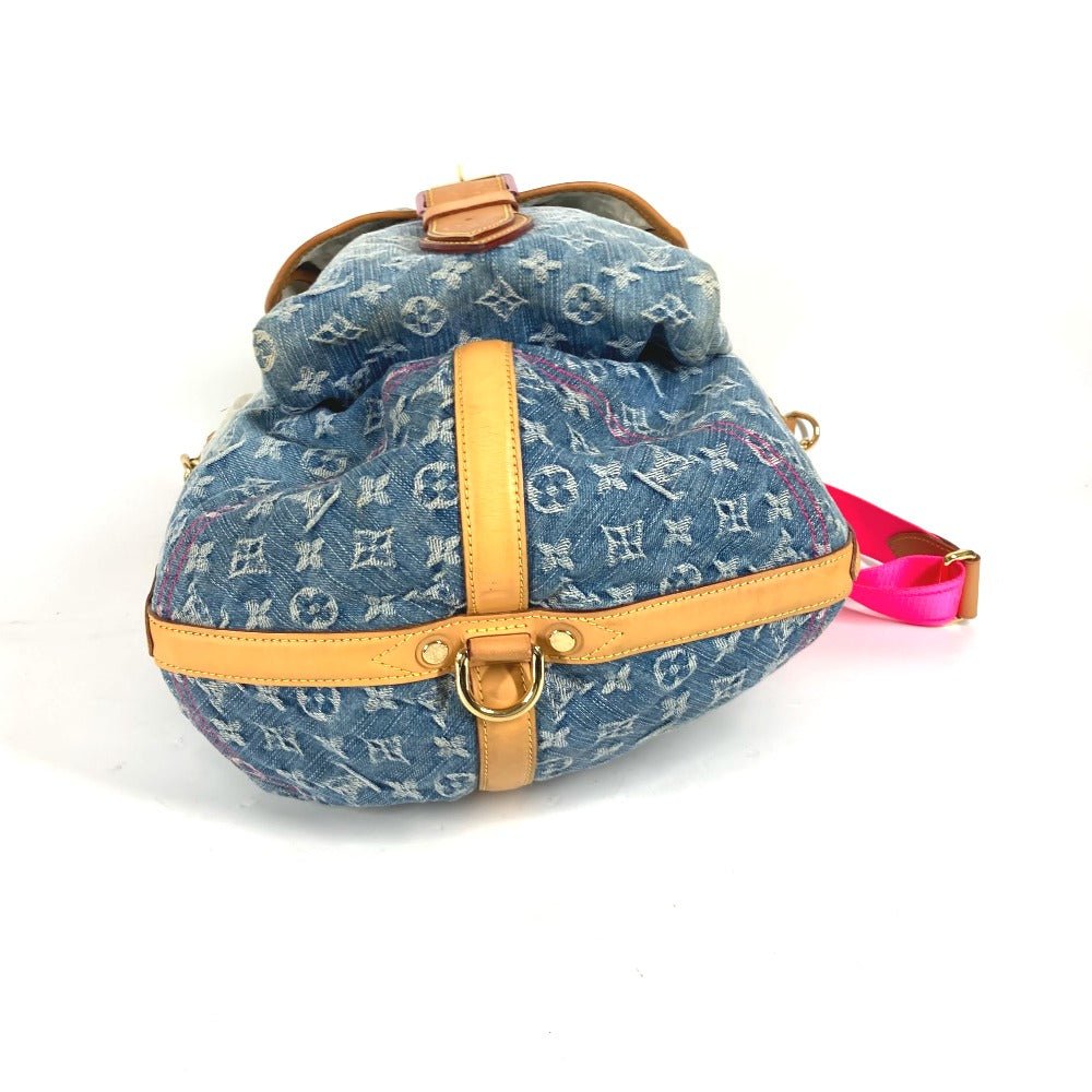 LOUIS VUITTON Shoulder Bag M93184 Monogram denim blue Monogram Denim Gradient Sunburst PM | AlmaBagz - Image 5