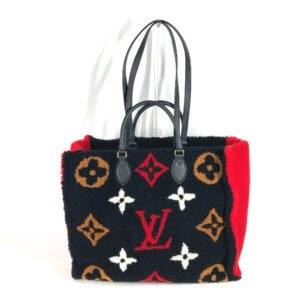 LOUIS VUITTON Shoulder Bag M55421 Shearing black Monogram teddy On the go GM | AlmaBagz