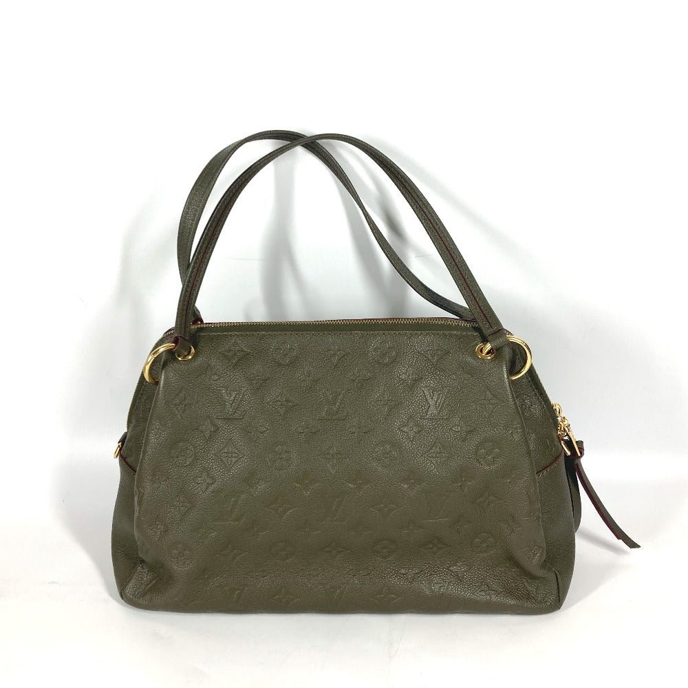 LOUIS VUITTON Shoulder Bag M43669 Monogram Ann Platt Leather khaki Monogram Ann Platt Ponty PM Women Used | AlmaBagz - Image 13