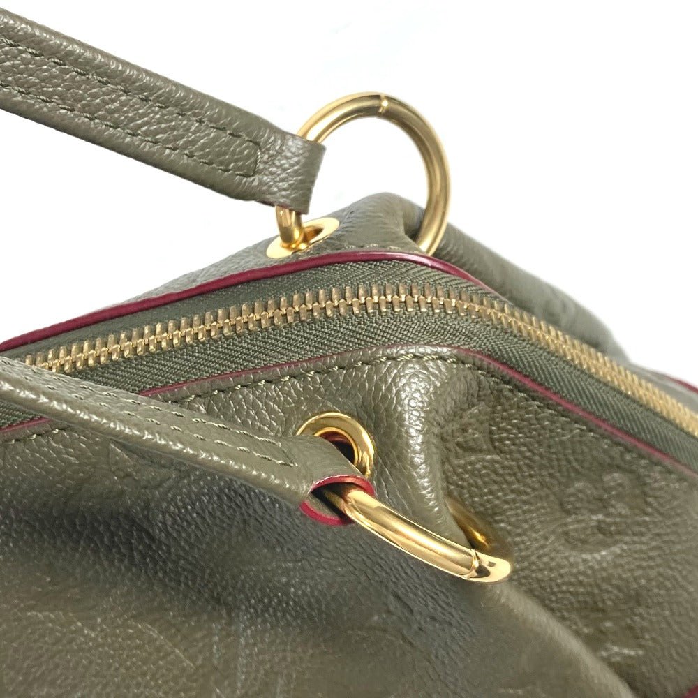 LOUIS VUITTON Shoulder Bag M43669 Monogram Ann Platt Leather khaki Monogram Ann Platt Ponty PM Women Used | AlmaBagz - Image 10
