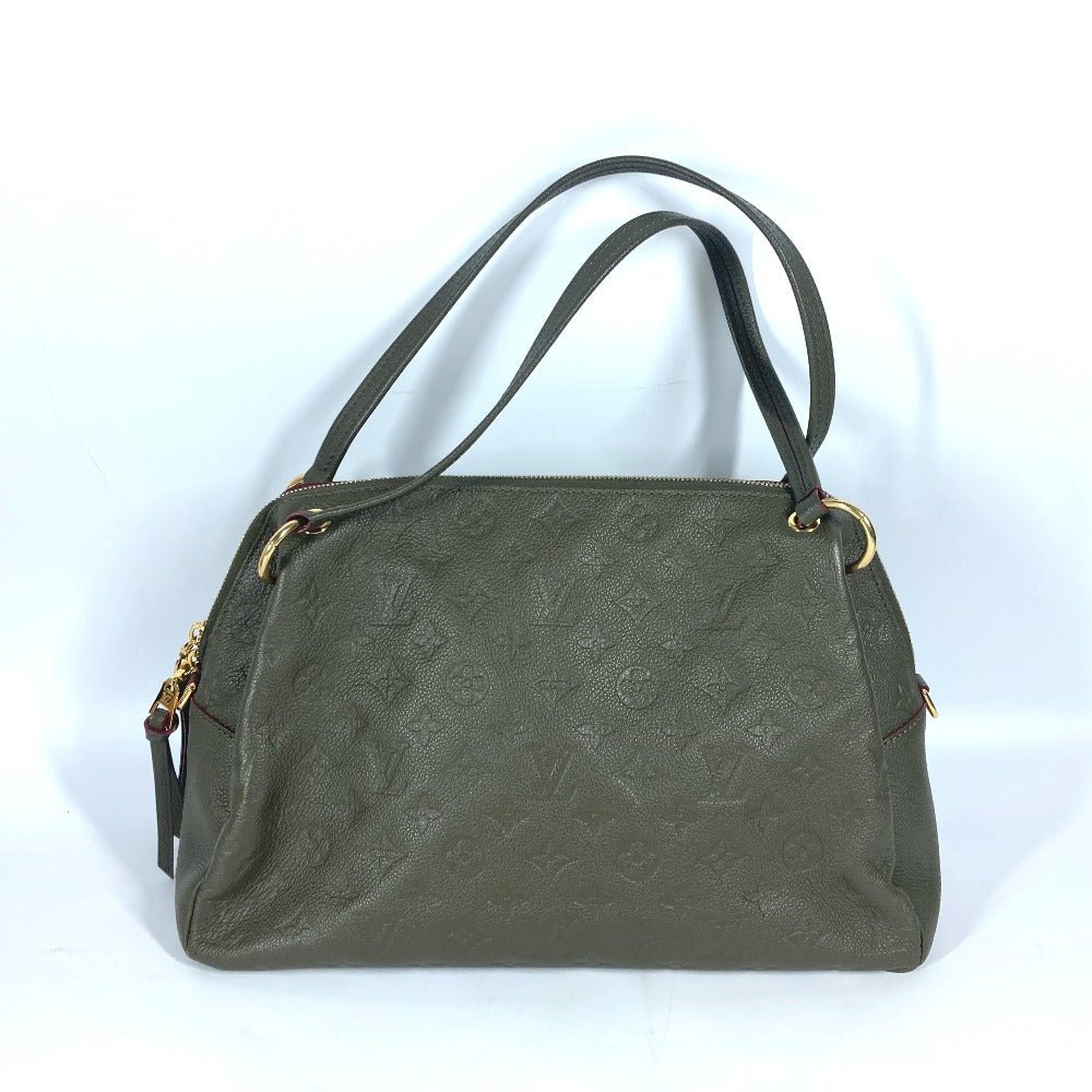 LOUIS VUITTON Shoulder Bag M43669 Monogram Ann Platt Leather khaki Monogram Ann Platt Ponty PM Women Used | AlmaBagz