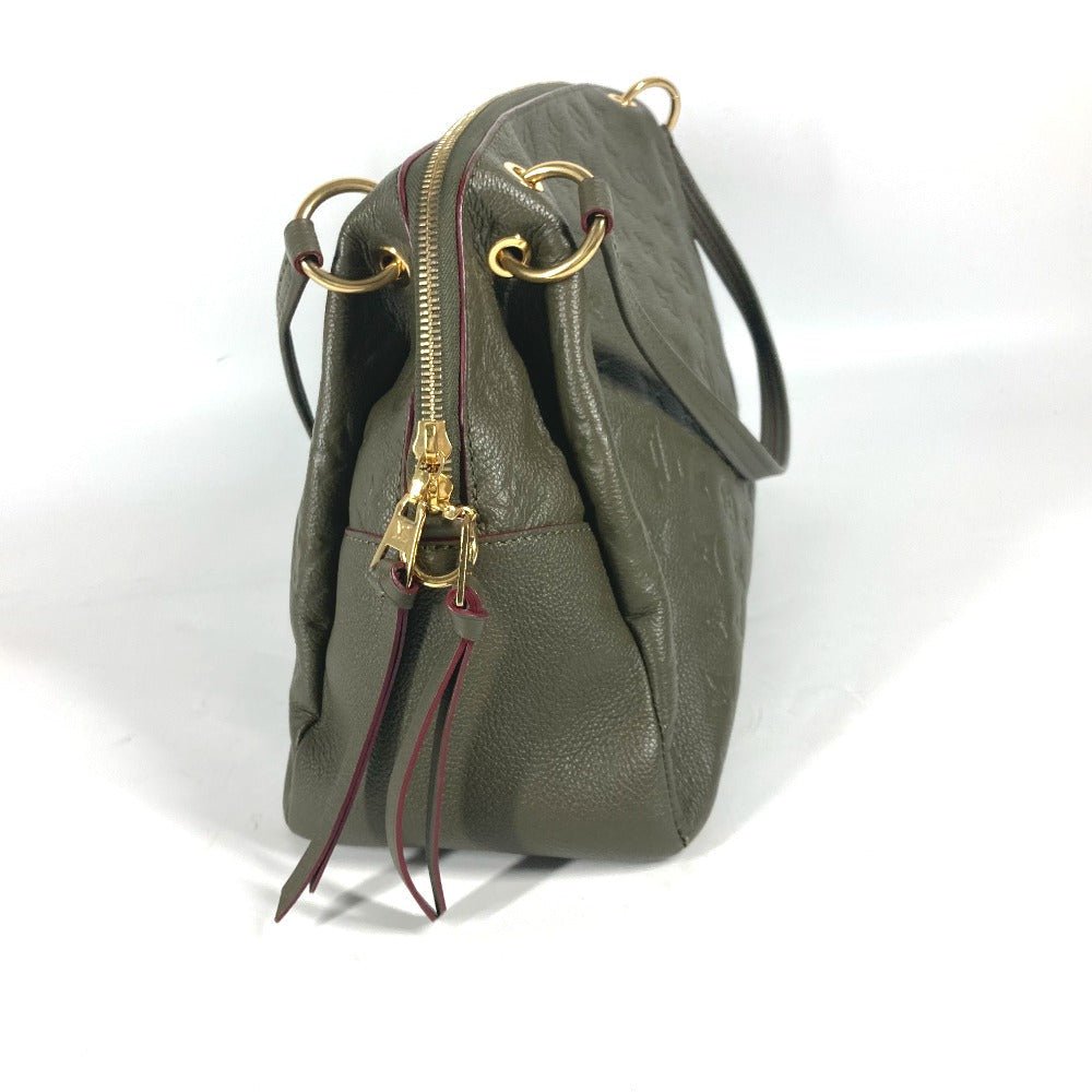 LOUIS VUITTON Shoulder Bag M43669 Monogram Ann Platt Leather khaki Monogram Ann Platt Ponty PM Women Used | AlmaBagz - Image 2