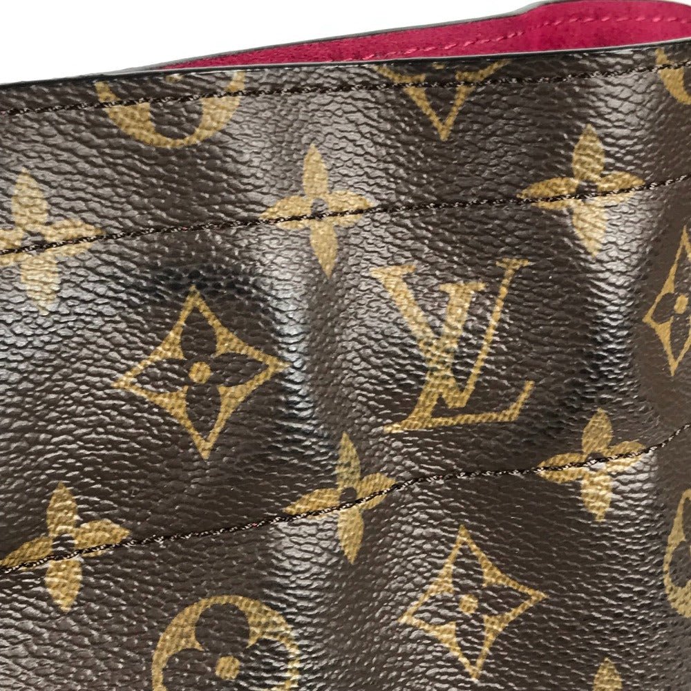 LOUIS VUITTON Pouch M43445 Monogram canvas Brown Monogram Drawstring Bag Posh Noe | AlmaBagz - Image 6