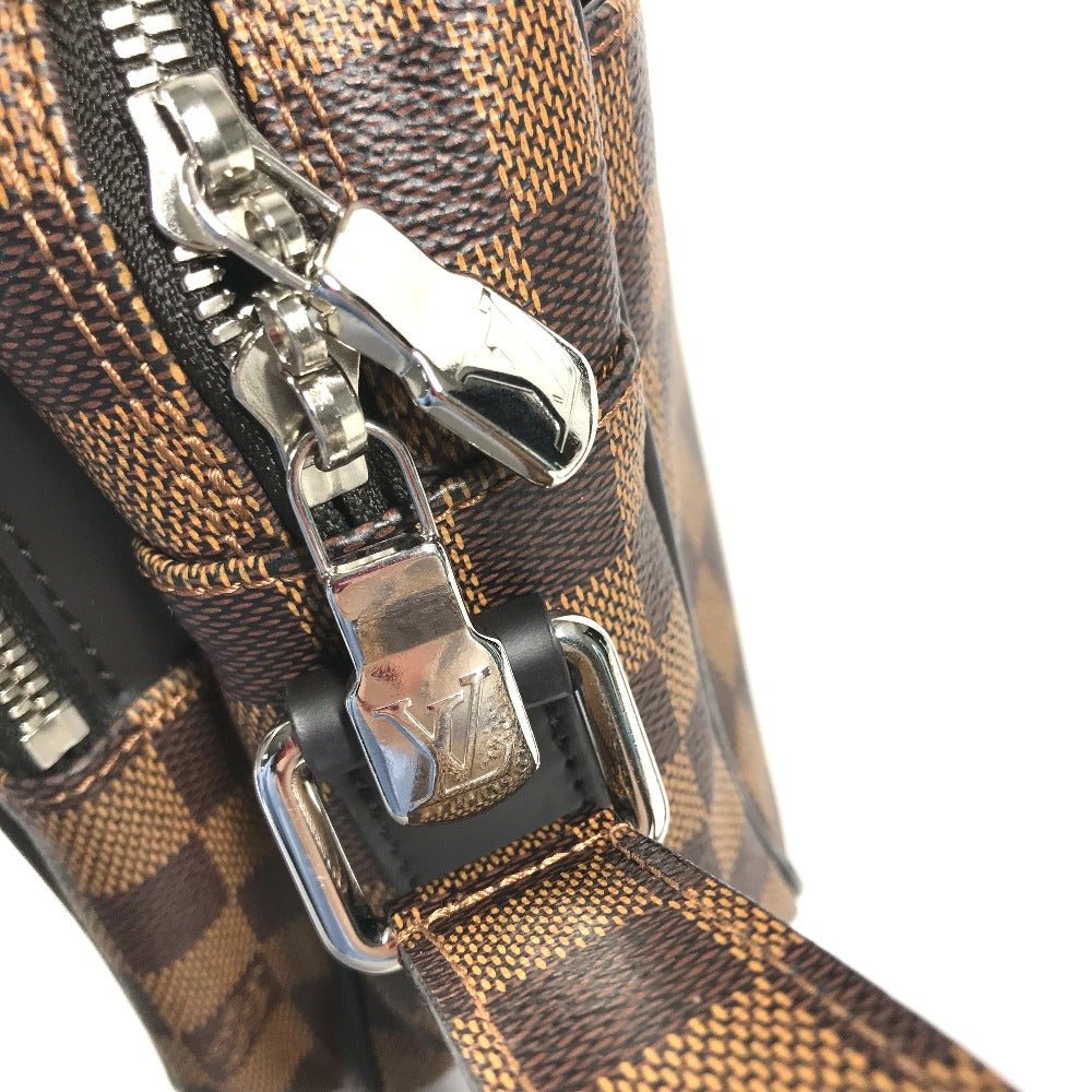 LOUIS VUITTON Shoulder Bag N42704 Damier canvas Brown Damier Dinos Chapman NilPM mens Used | AlmaBagz - Image 9