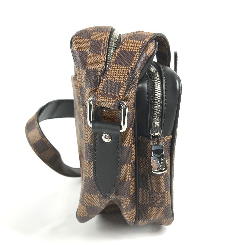 LOUIS VUITTON Shoulder Bag N42704 Damier canvas Brown Damier Dinos Chapman NilPM mens Used | AlmaBagz - Image 2