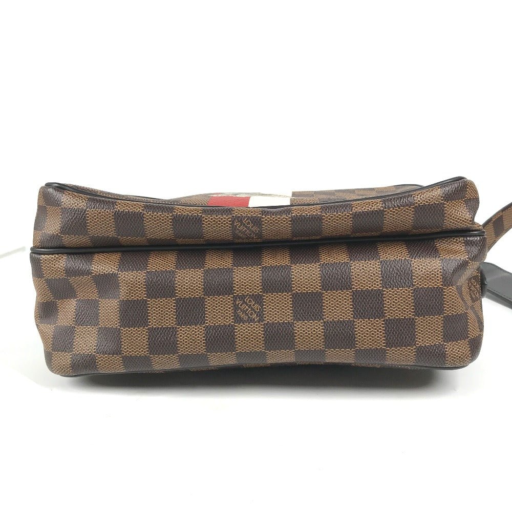 LOUIS VUITTON Shoulder Bag N42704 Damier canvas Brown Damier Dinos Chapman NilPM mens Used | AlmaBagz - Image 4