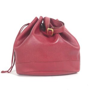 HERMES Shoulder Bag Courchevel Red Crossbody Market GM Women Used | AlmaBagz