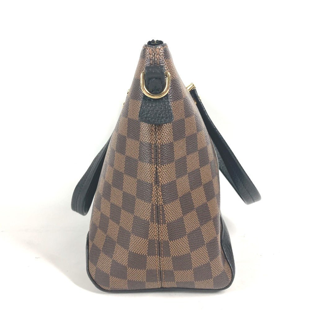 LOUIS VUITTON Shoulder Bag N41014 Damier canvas, leather black Damier Hyde Park Women Used | AlmaBagz - Image 3