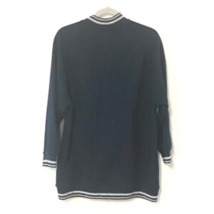 HERMES Jacket cotton gray Bicolor serie logo Teddy Blouson Stadium Jumper mens XXL Used | AlmaBagz
