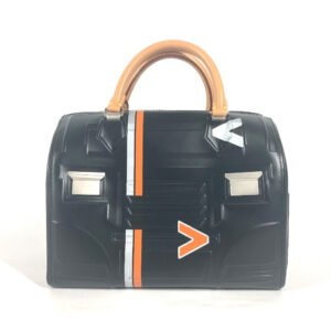 LOUIS VUITTON Handbag leather black Space Collection Speedy 25 mens Used | AlmaBagz