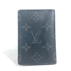 LOUIS VUITTON Card Case M61696 Monogram Eclipse Canvas black Monogram Eclipse Card Case Organizer de Poche | AlmaBagz