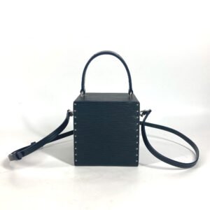 LOUIS VUITTON Handbag M52703 Epi Leather black Epi with mirror Breaker Box BOX Women Used | AlmaBagz