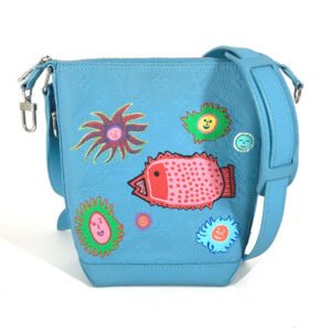 LOUIS VUITTON Shoulder Bag M21716 Taurillon Clemence Leather blue LVxYK Monogram Taurillon Clemence Hobo Cruiser | AlmaBagz